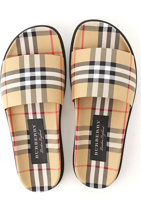 burberry men's slippers|Burberry slides.